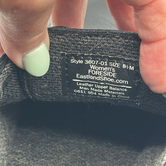 Eastland Foresides Oxfords Size 8.5 Black Leather - Picture 12 of 12